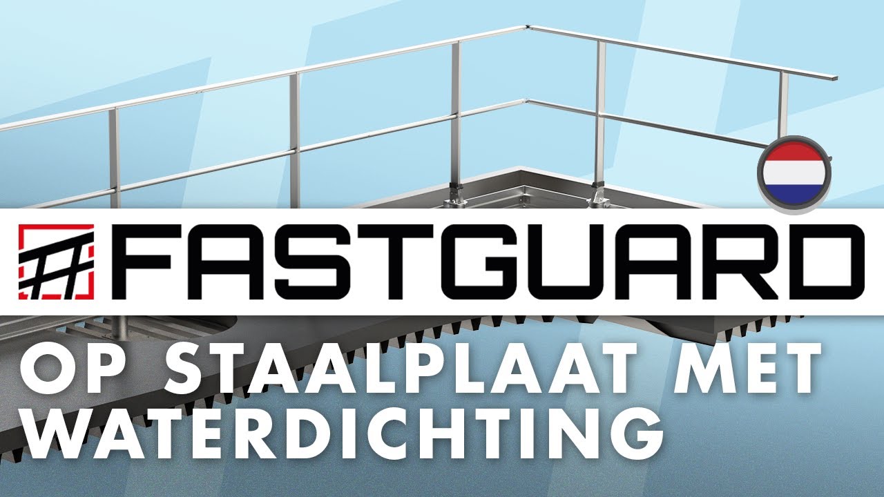 FASTGUARD OP STAALPLAAT MET WATERDICHTING &ndash; Leuning voor metalen daken met isolatie