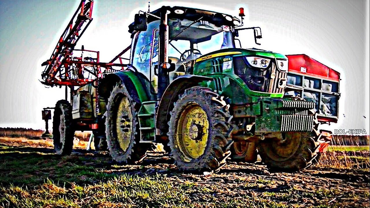ROZLEWAMY RSM! 🌱🚜JohnDeere  6125R+💦RAU 🌱🚜pow.MIELEC