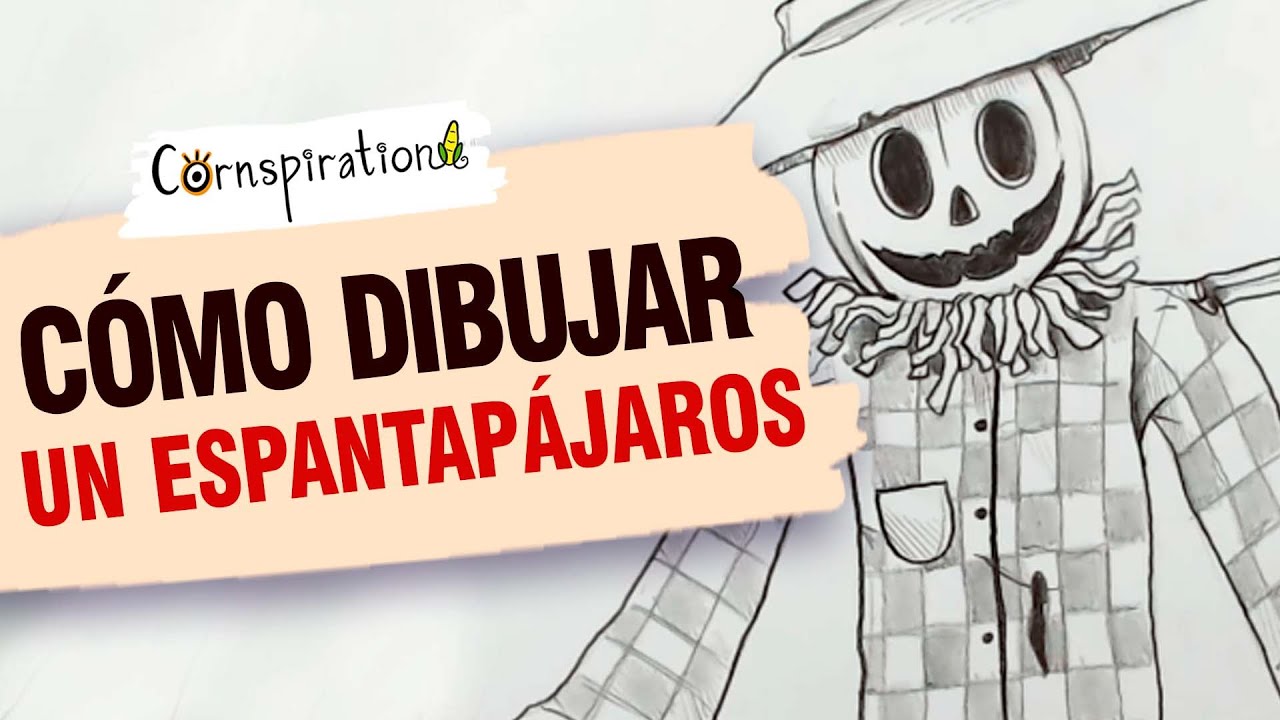 Cómo dibujar un Espantapájaros 👩‍🎨👨‍🎨