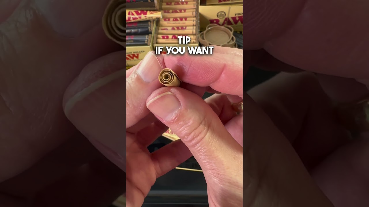 How to roll a SPIRAL TIP🌀