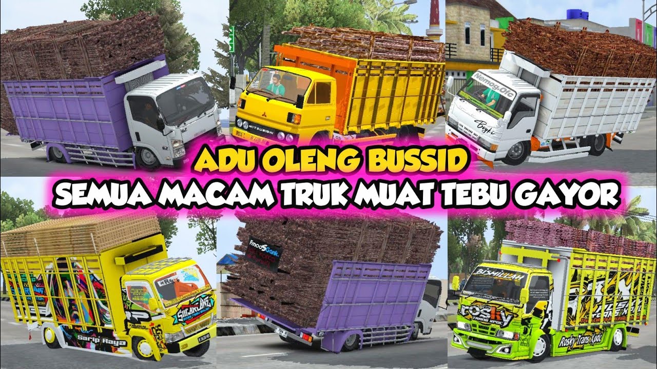 AUTO JOMPLANG.🤣 KOMPILASI ADU OLENG BUSSID SEMUA MOD TRUK MUAT TEBU GAYOR || VIRAL BRE‼️🔥