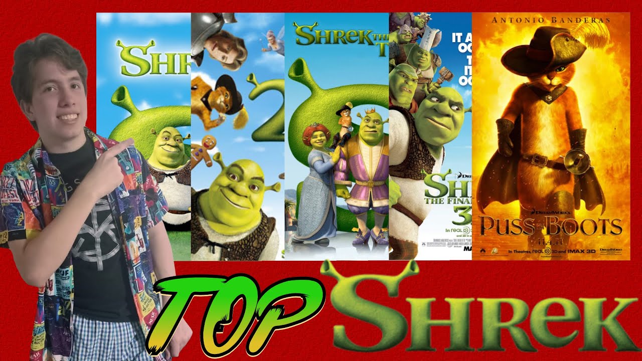 TOP DE LAS 5 PELÍCULAS DE SHREK