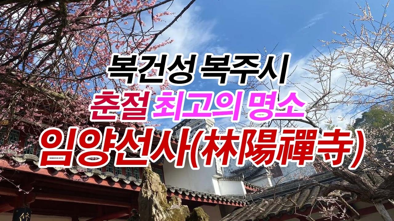 [중국여행] 복건성 복주시 천년고찰 임양선사(林陽禪寺)- 중국 춘절에 가장 많은 사람들이 찾는 사찰