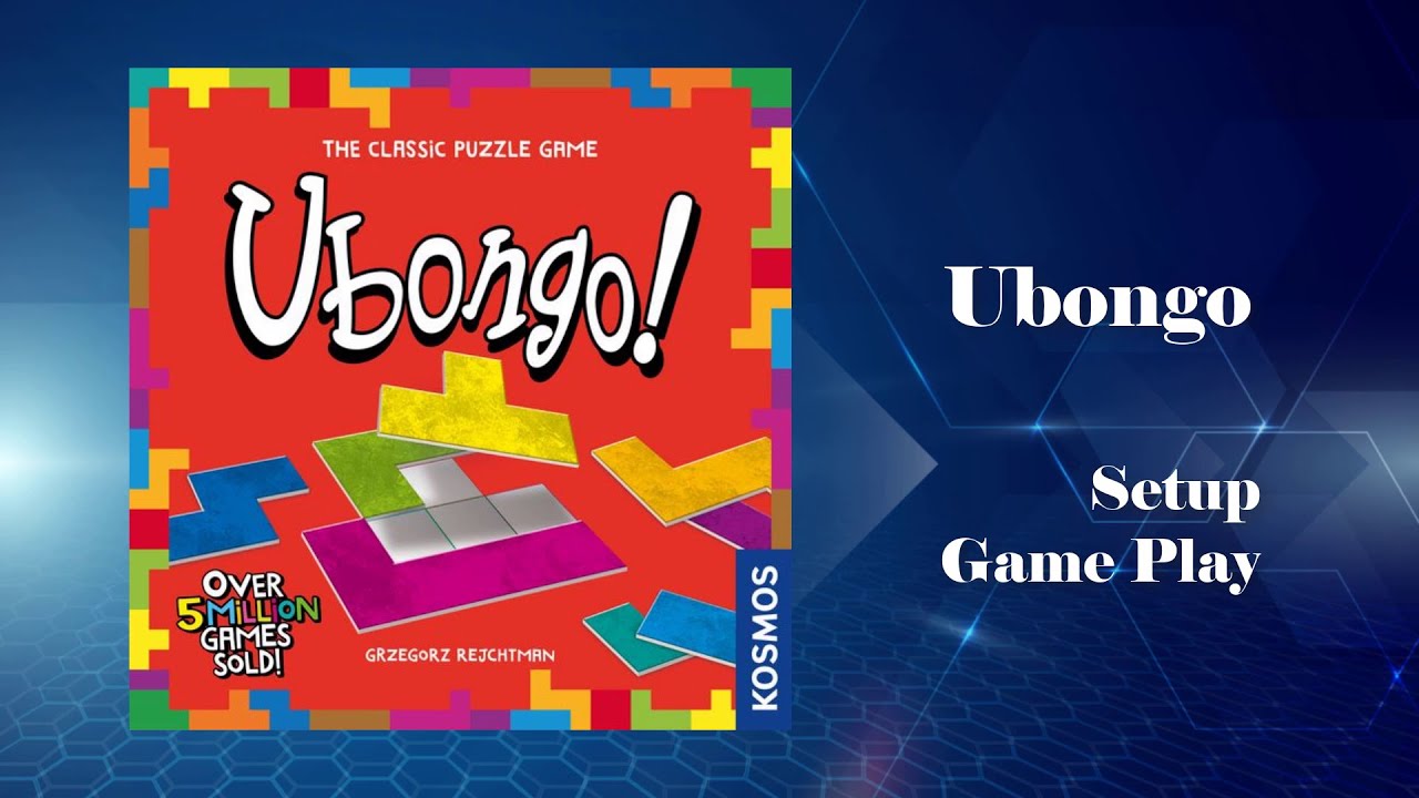 Ubongo วิธีเซทอัพและ Game Play