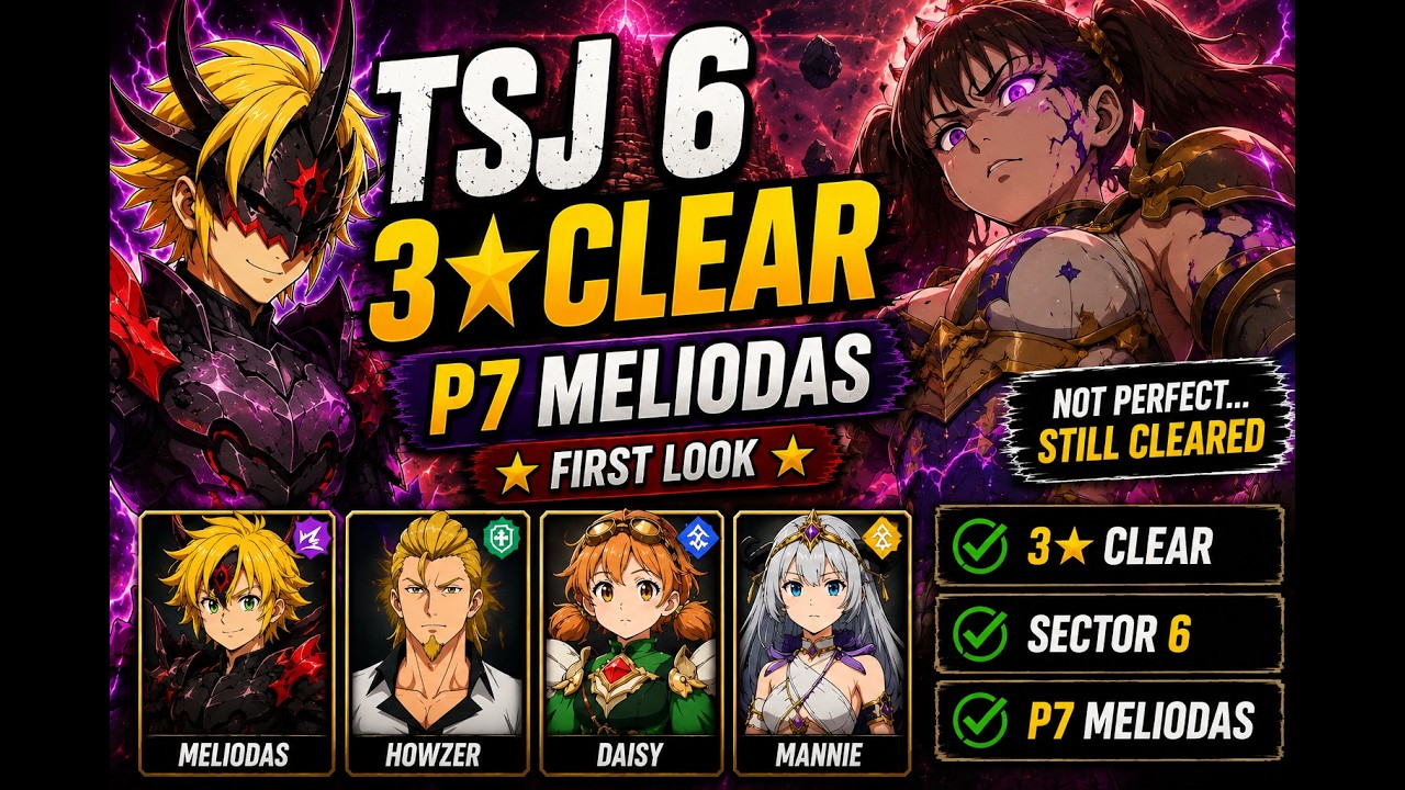 Timespace Junction Sector 6 | P7 Meliodas 3★ Clear | First Look