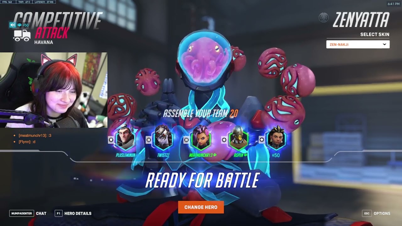 Aspen Zenyatta Overwatch 2 Season 7 Top 500 Gameplay