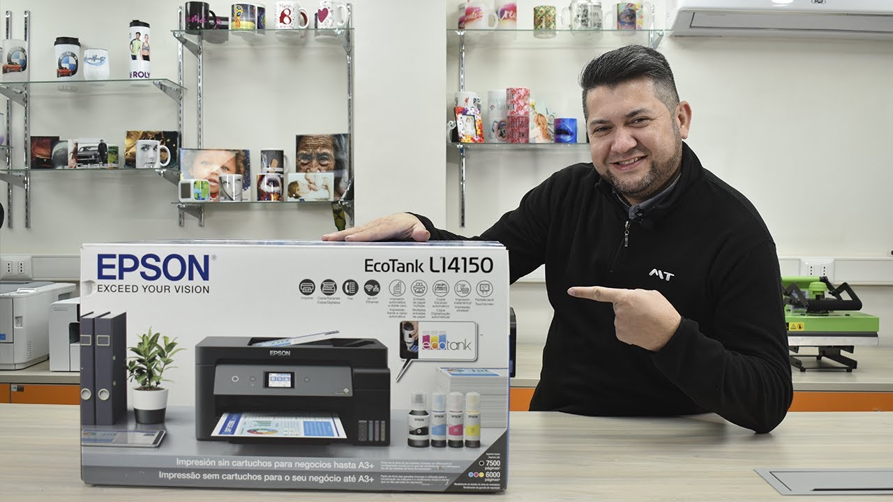 Impresora Multifuncional Epson EcoTank L14150 (A3) -  Instalacion de tintas de sublimacion