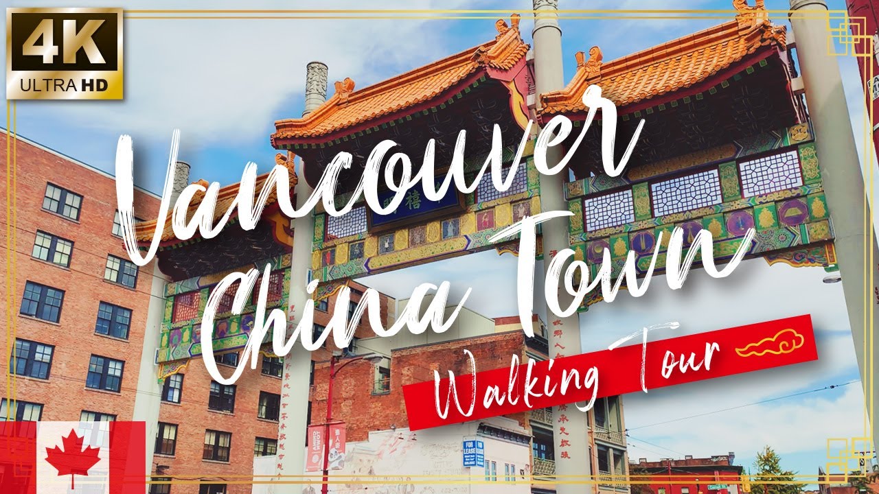 【4K】Historical Chinatown Walking Tour in Vancouver BC Canada【4K】
