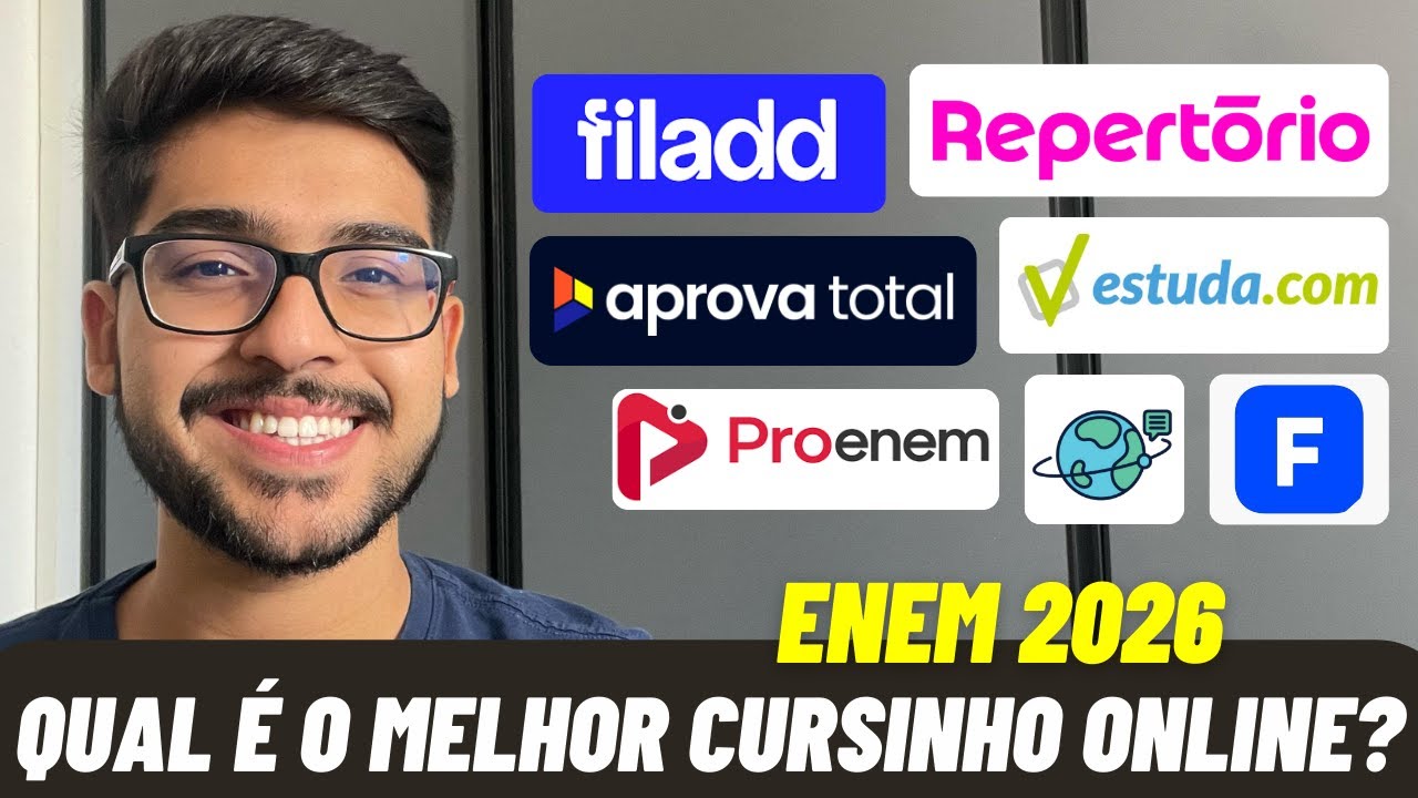 COMPARATIVO DE CURSINHOS PARA O ENEM 2026 (ANÁLISE COMPLETA E SINCERA).