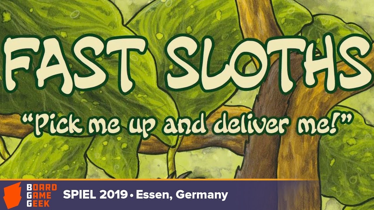 Fast Sloths - game overview at SPIEL 2019