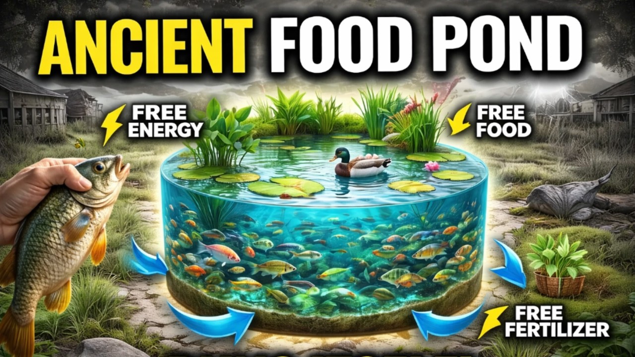 This Backyard Pond Quietly Produces Food for Years
