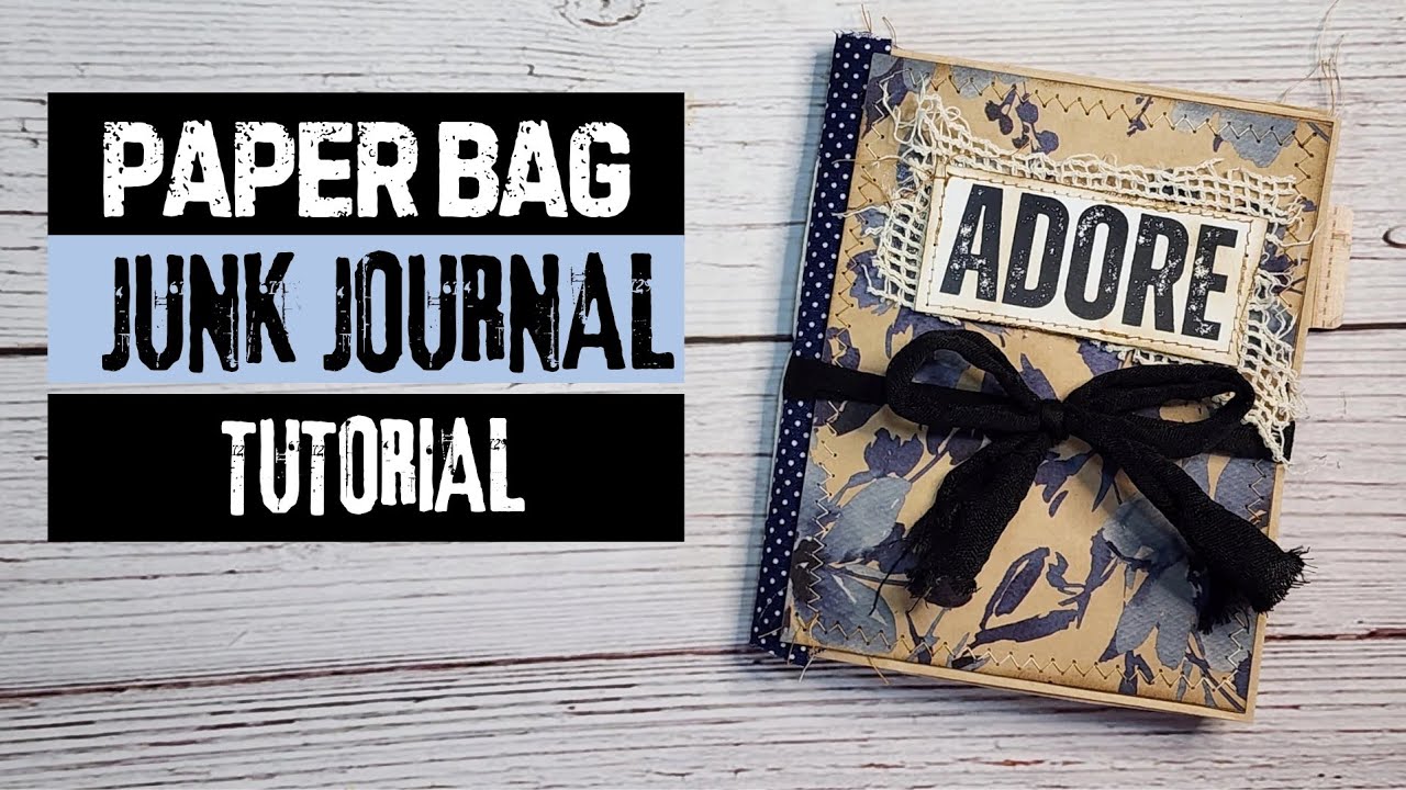 Урок по созданию дневника из бумажных пакетов #junkjournal #junkjournalideas