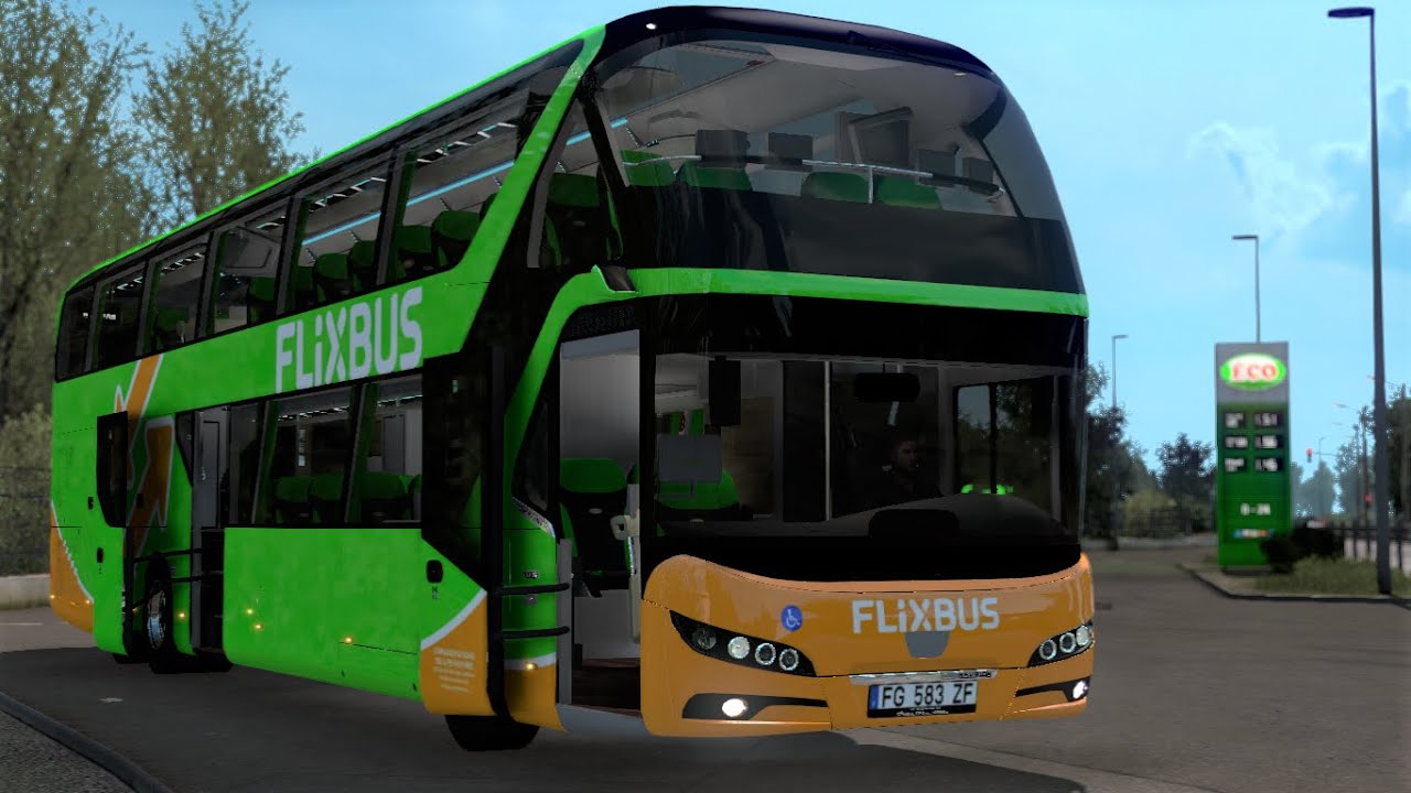 ETS2: 2020 Neoplan Skyliner Showcase + Link + Bustrip (Milan to Paris)