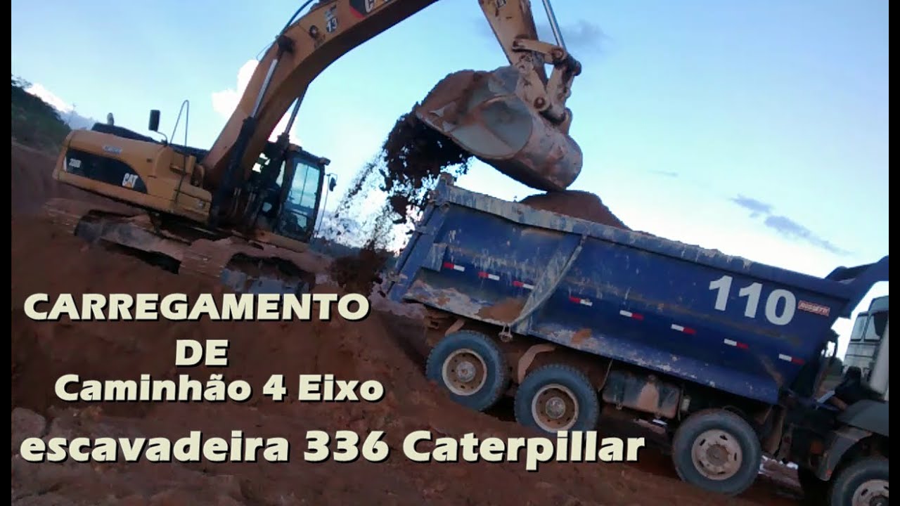 Produzindo com CATERPILLAR 336dl Hydraulic Excavator operador Emerson Nascimento