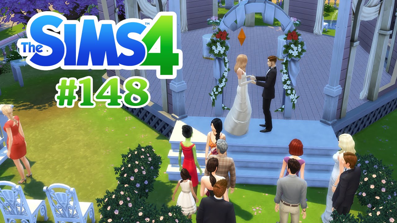 Let's Play Die Sims 4 #148 - Romantische Traumhochzeit ♥