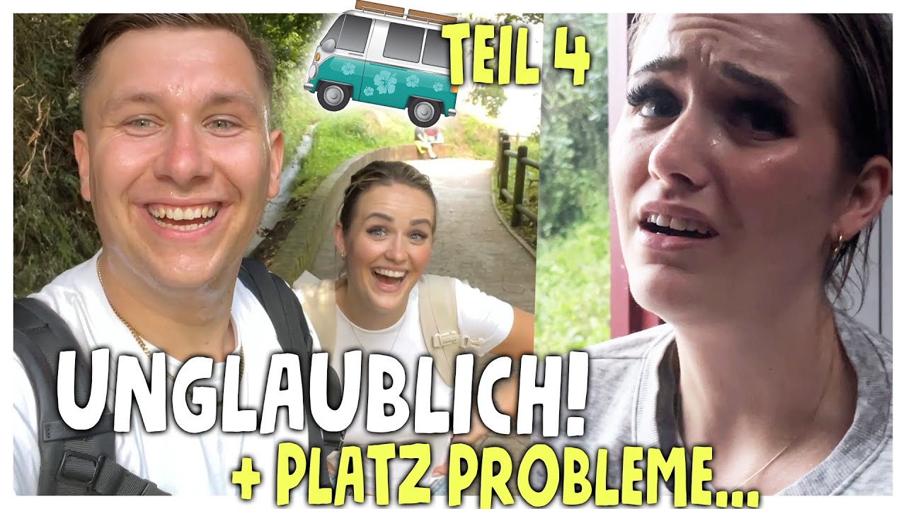 UNGLAUBLICHES ERLEBNIS!😍 + PLATZ PROBLEM & PIZZA im REGEN😱 Mahoni's on Van Tour (Teil 4) | kobexmone