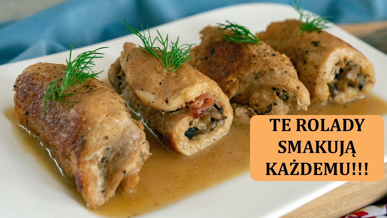 🥩 Rolady schabowe z boczkiem i pieczarkami 🥓 Gotowanie Po Mojemu