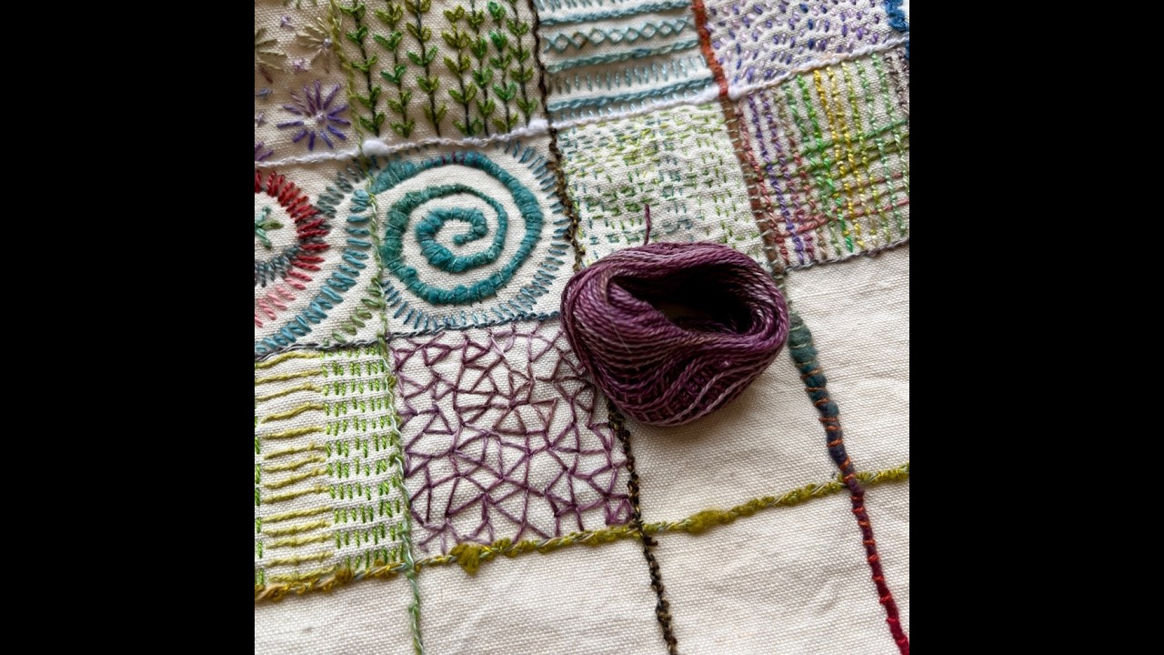 13th March 2026 daily stitching - crackle glaze effect