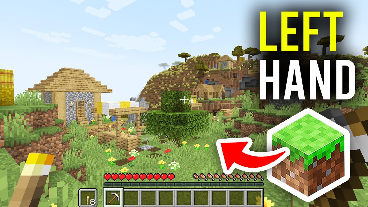 How To Use Left Hand In Minecraft (Offhand) - Full Guide