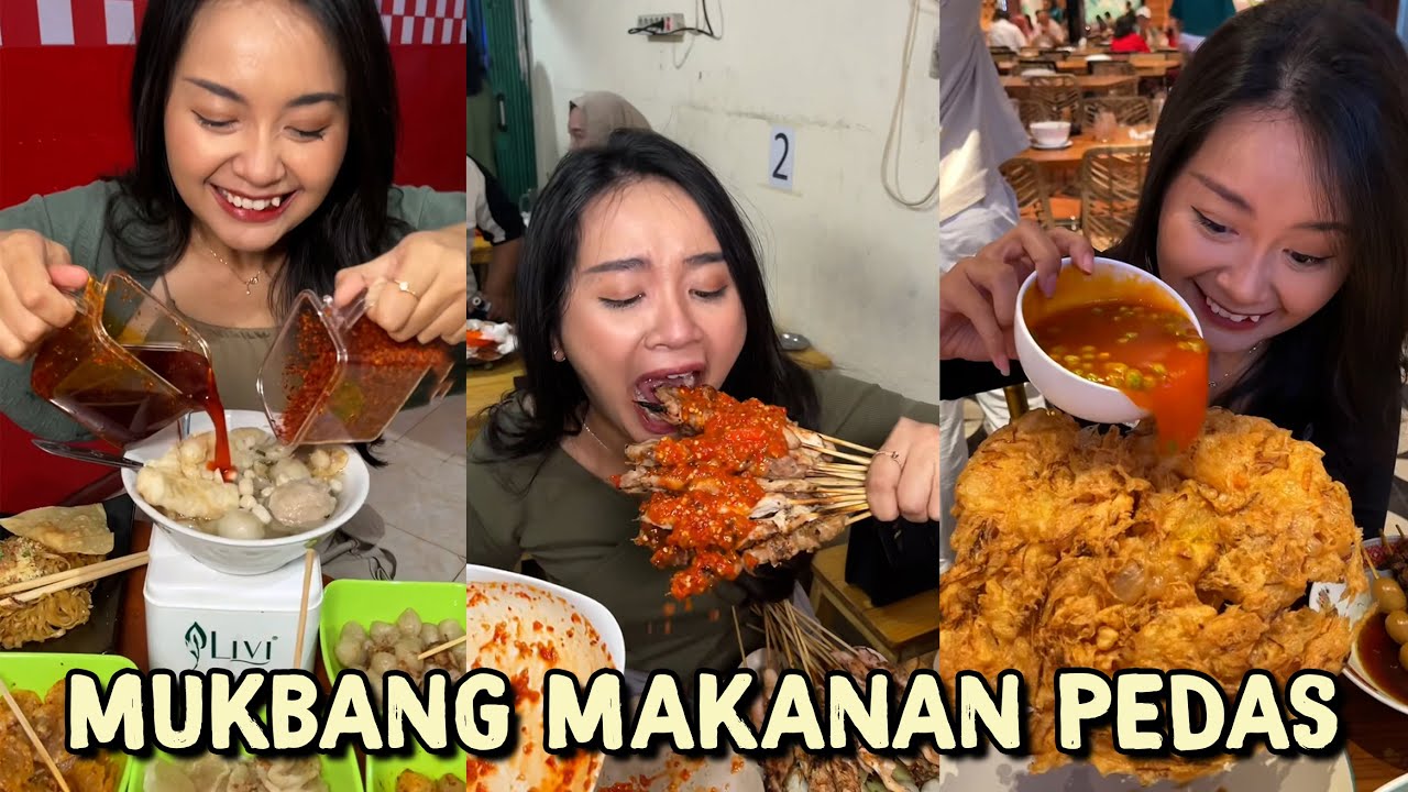 MUKBANG SATE TAICHAN 100 TUSUK!! - TIKTOK KULINET1MENIT MAKAN PEDAS