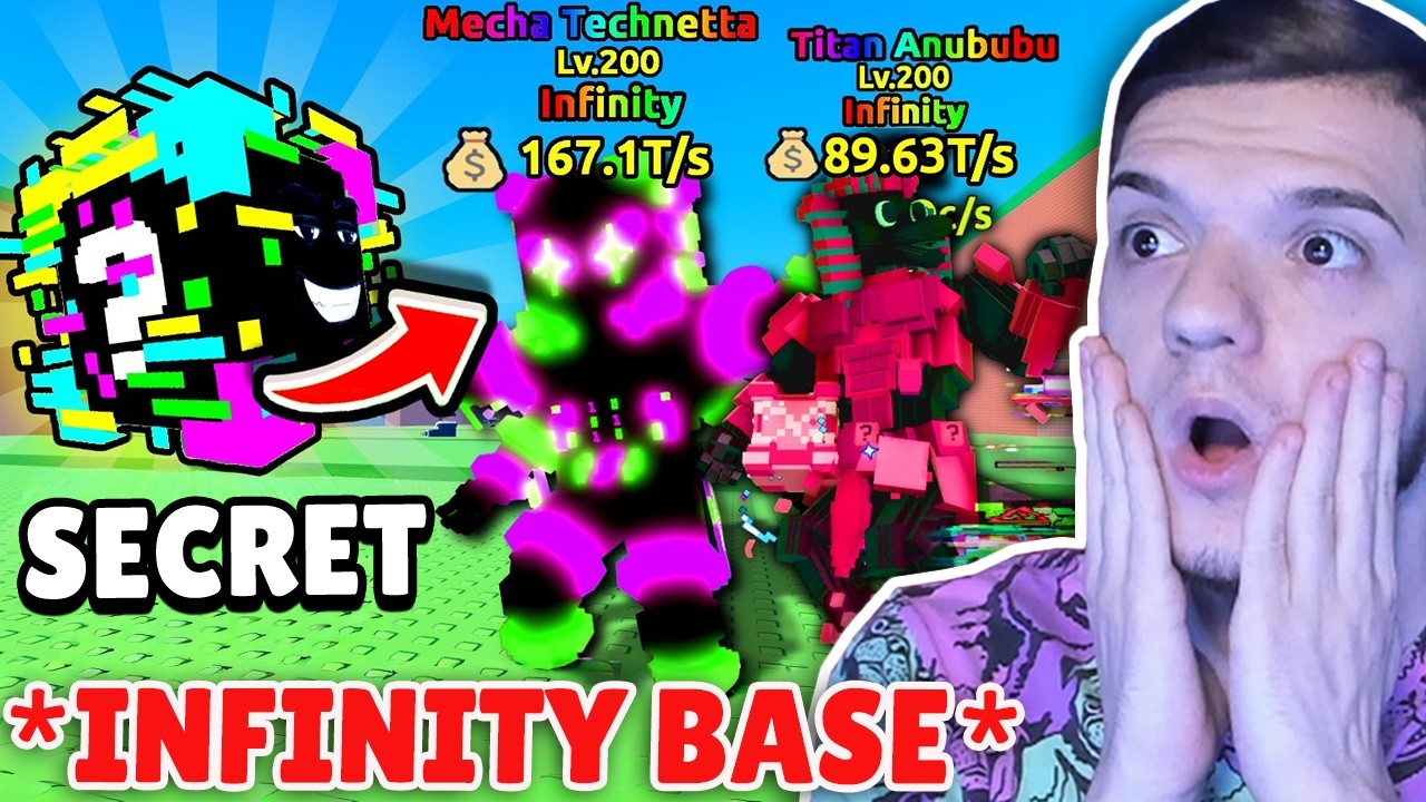 ASA POTI DEBLOCA BRAINROTI INFINITY! *BAZA TOP GLOBAL*