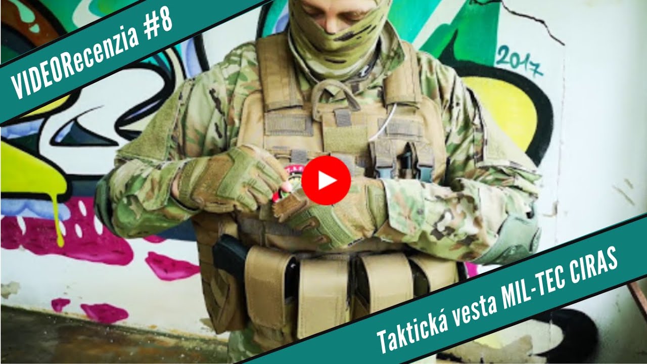 VIDEORECENZIA #8 - Taktick&aacute; vesta MIL-TEC CIRAS