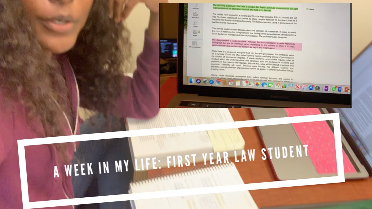 LAW SCHOOL VLOG: A Week In My life as A First Year Law Student