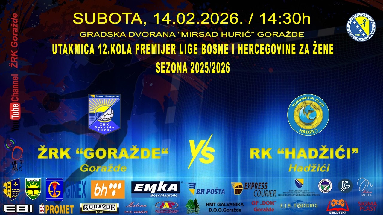 ŽRK Goražde – RK Hadžići Bucomerc TWI