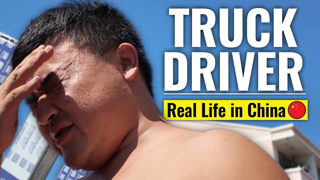 Day in the Life of a Chinese Cargo Driver | truck driver delivery gig worker city life working class