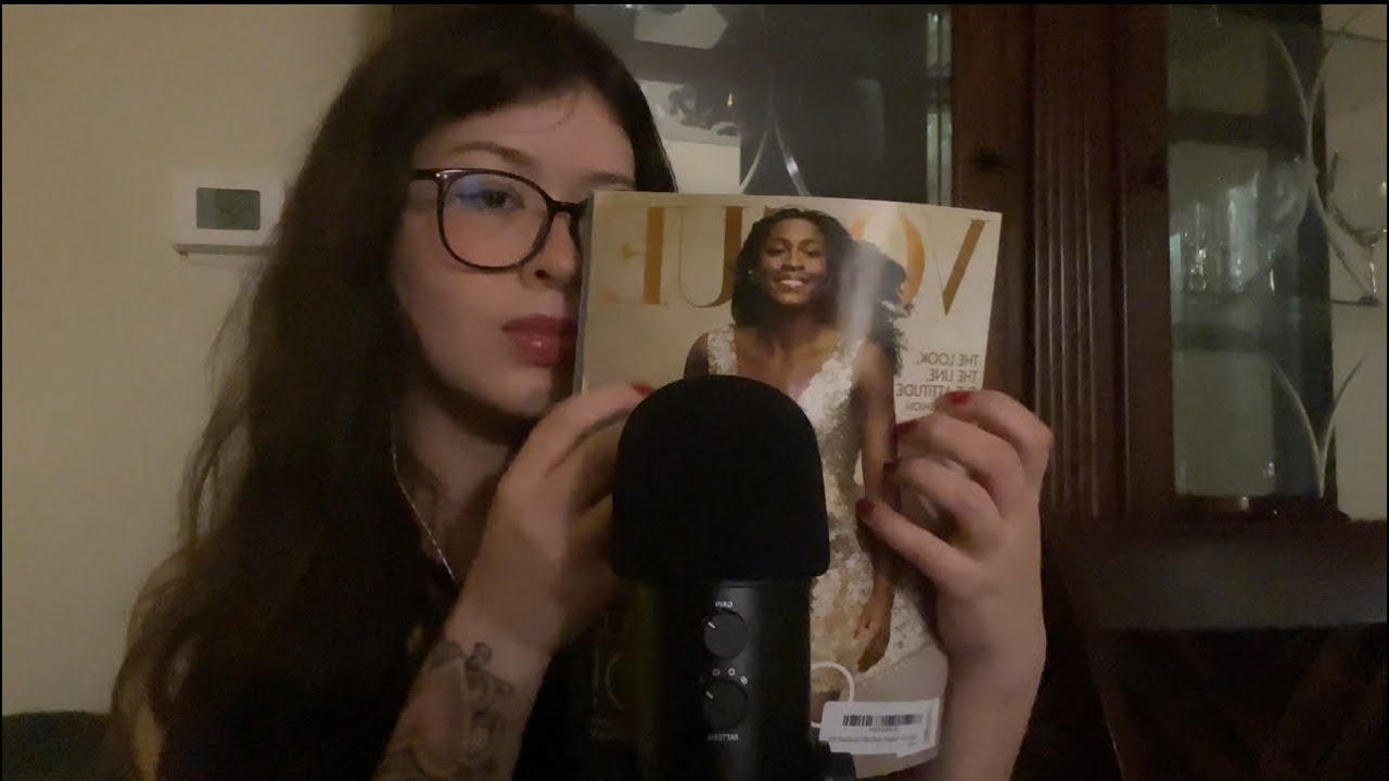 ASMR Burning Vogue Magezine
