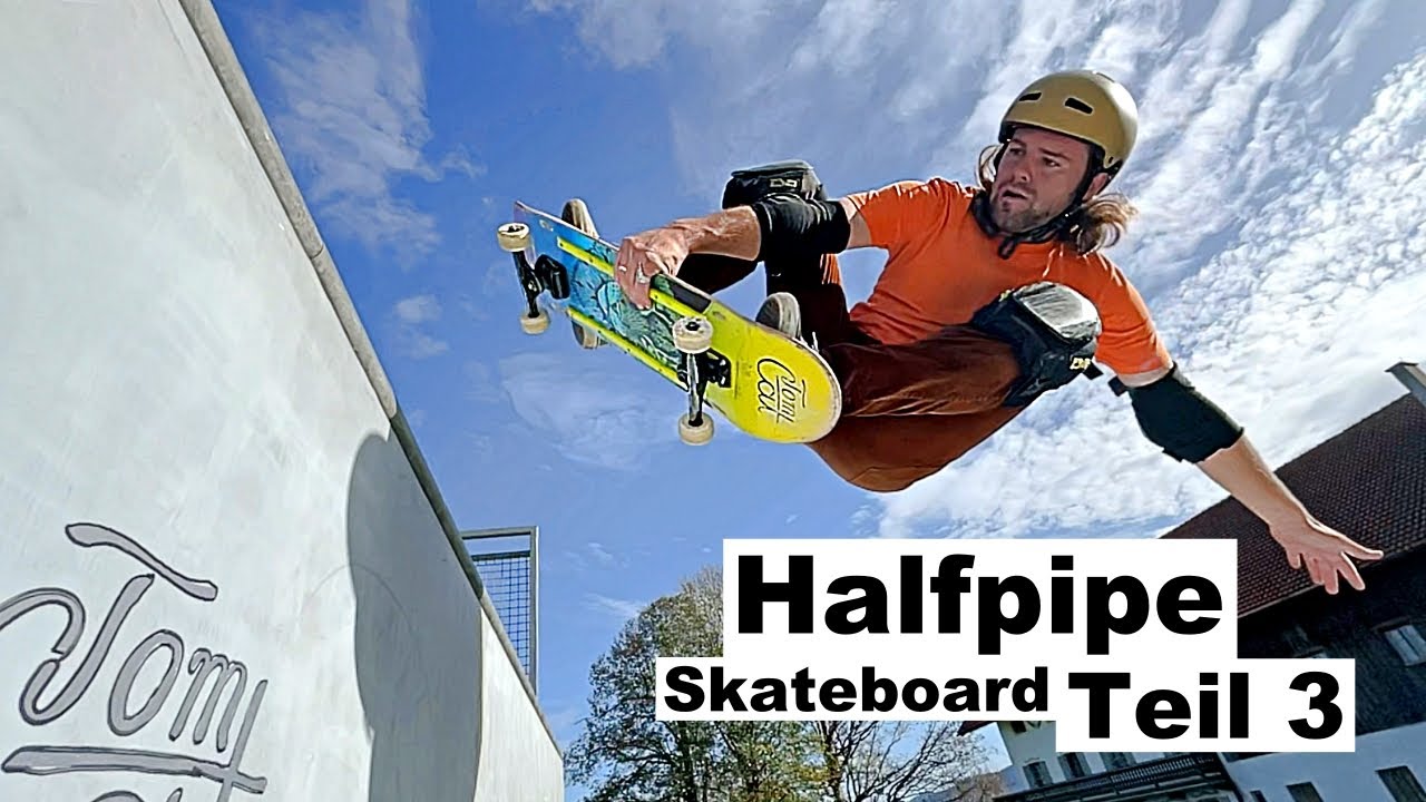 Unsere Skateboard Halfpipe I Teil 3: Kennenlernen und erster Test von oben