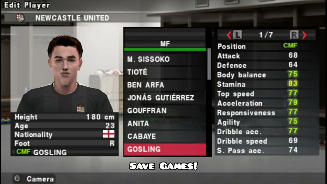 PES 2014 NEWCASTLE UNITED All Team Players (Barclays Premier League) Pro Evolution Soccer PS2 ⚽️
