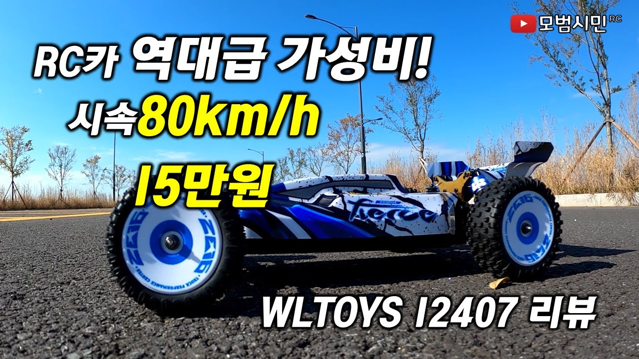 RC카 역대급 가성비! 시속80km/h 알씨카 WLTOYS 124017 리뷰