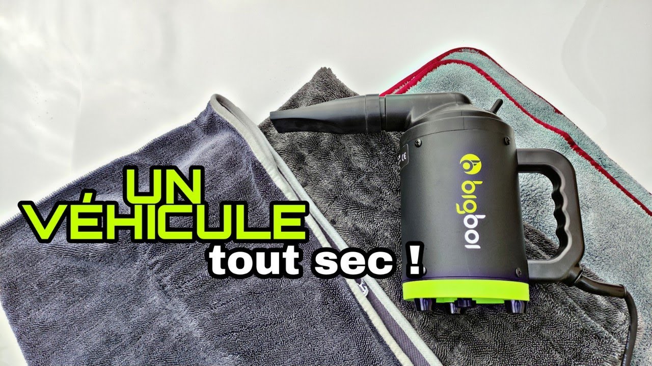 COMMENT SECHER un VEHICULE en toute simplicité ... Microfibres et Sécheur Bigboi BlowR Buddi
