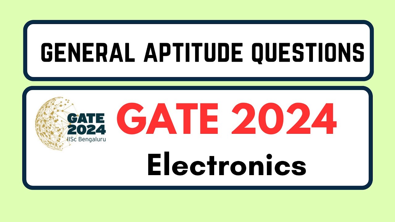 GATE Aptitude Previous Year Questions| Part 108 | GATE 2024 | EC | Rajat Kumar AIR 5 GATE 2023