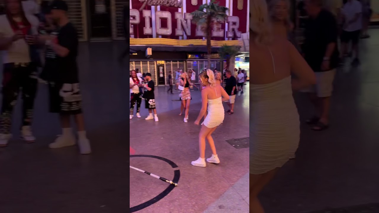 Fremont Street Las Vegas.. Buskers.. Follow me for more.. Ever hear of TikTok?