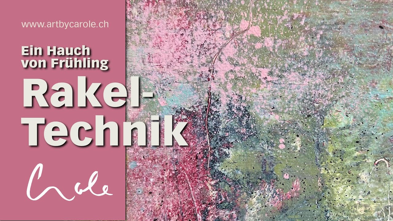 Abstrakter Impressionismus, Acryl mit Rakeltechnik | Abstract impressionism, acrylic with squeegee