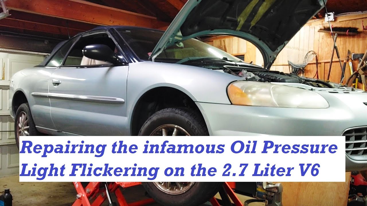 Chrysler Sebring 2.7L Oil Pressure Light Flickering