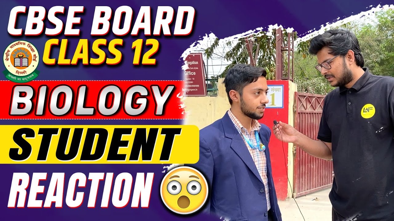 CBSE Board 2023 🔥 | Class 12 Biology Exam Student Reaction & Paper Analysis | Exam Difficulty Level