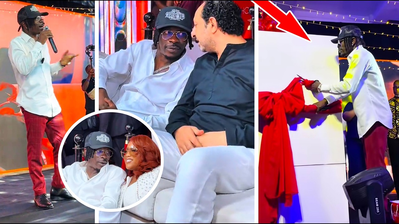 #Live; Shatta Wale makes his Grand Arrival at Official Launch of Hotwav Phones #ambassador