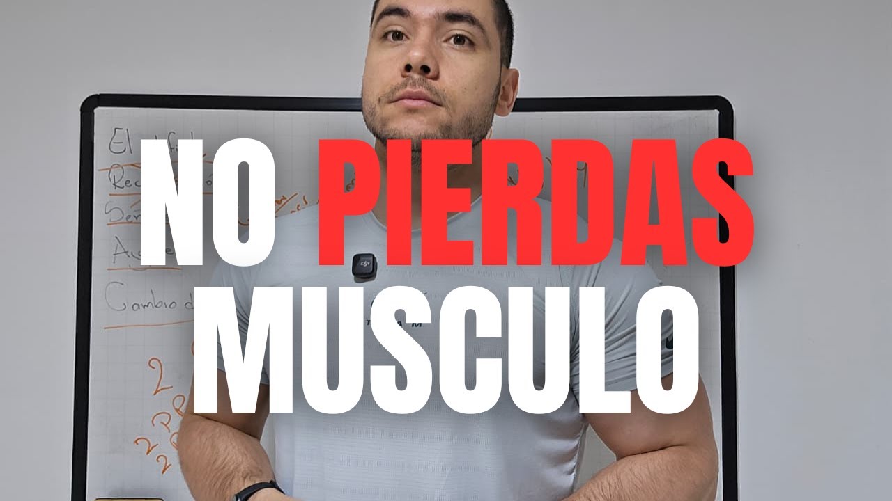 En DEFICIT Debes ENTRENAR MENOS