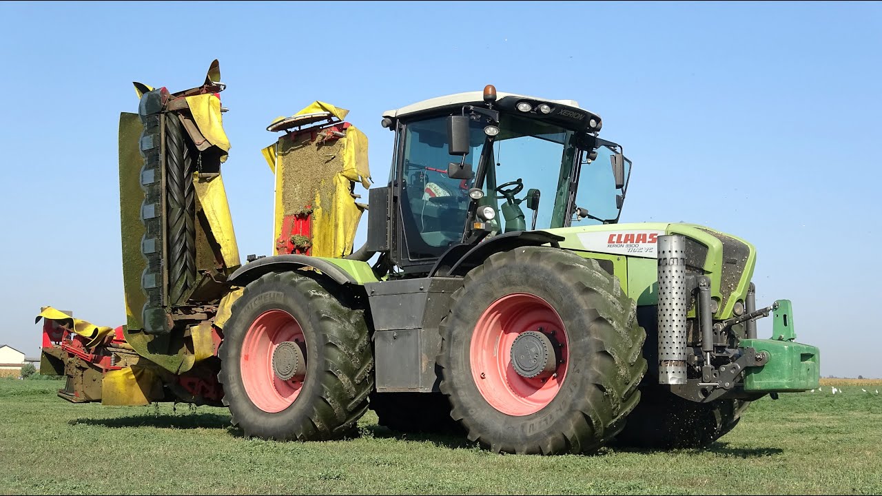 *SOUND* Claas Xerion 3300 Trac-vc | Pottinger Novacat X8 - 301