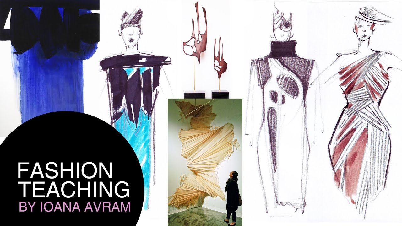 Fashion collection inspired by architecture, sculpture and painting