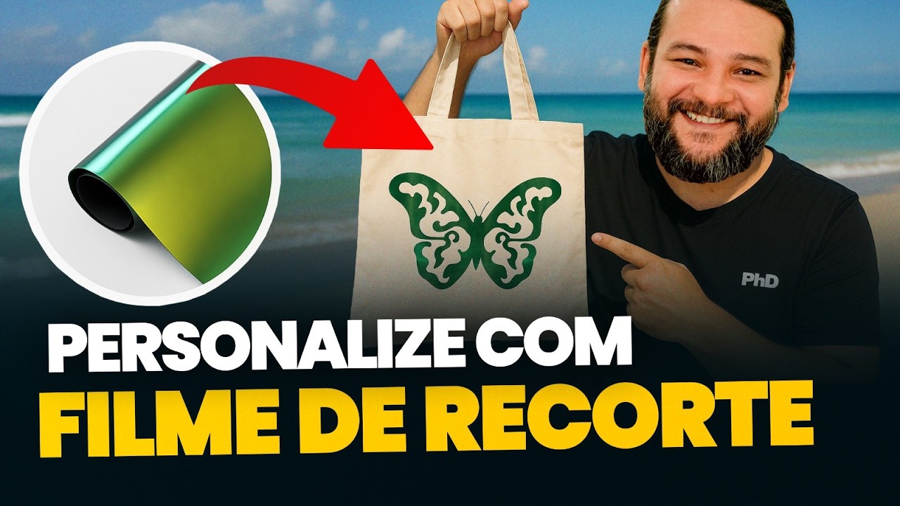 Como Personalizar Ecobag com Filme de Recorte