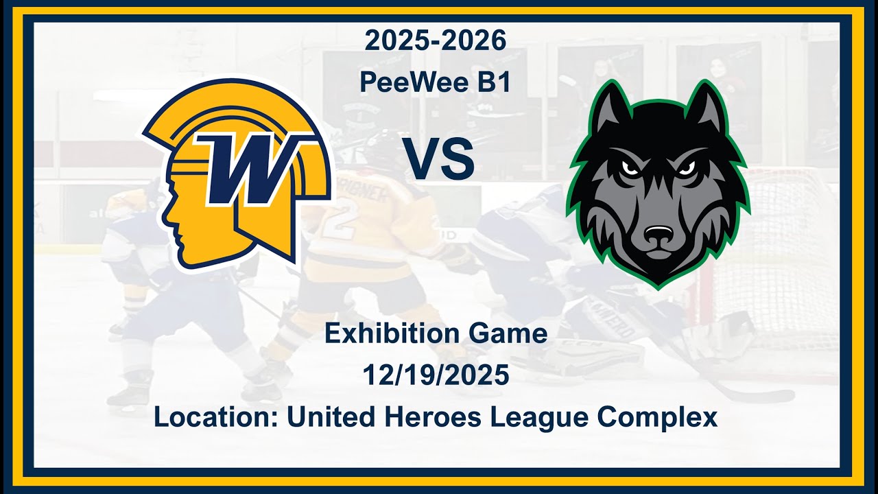 Wayzata PeeWee B1 [Gold] vs Cottage Grove (12/19/2025)