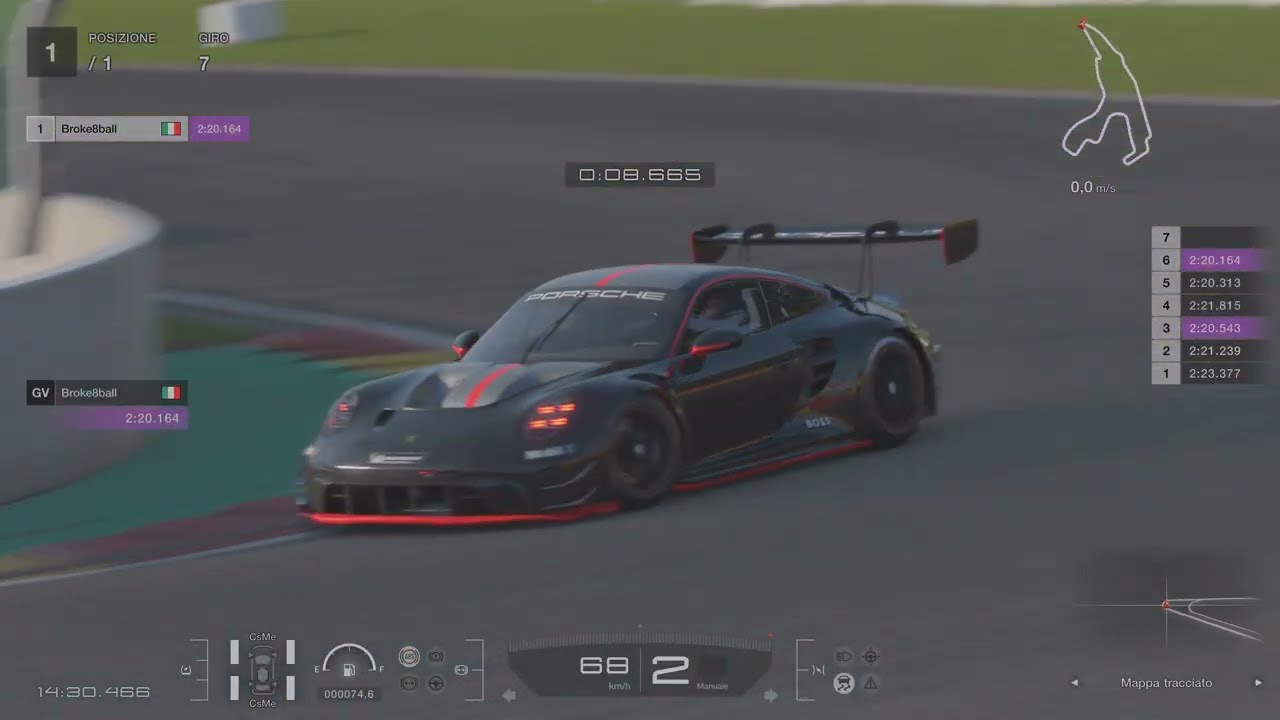 GT7 Lap Time Challenge &ndash; Spa-Francorchamps - Porsche 911 GT3 R (992) &rsquo;22 | 2:20:313