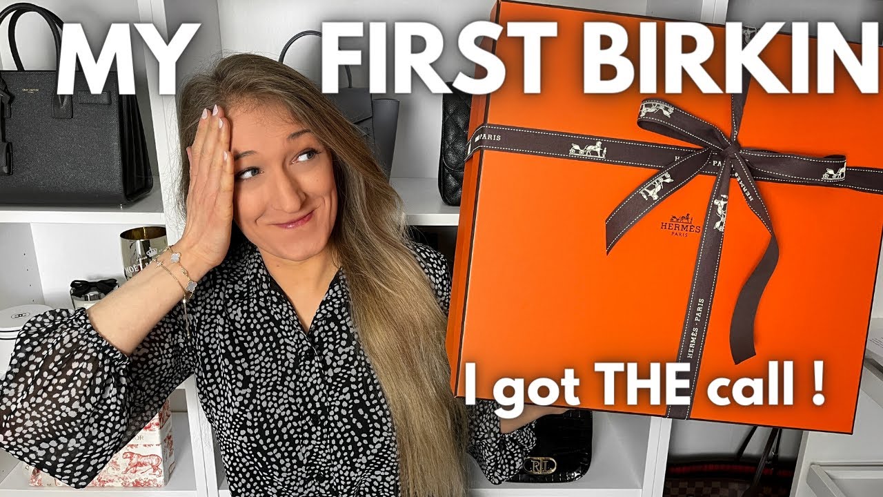 МОЯ ПЕРВАЯ сумка BIRKIN🍊Quota, у которой почти нет истории покупок! Распаковка HERMÈS и история о...