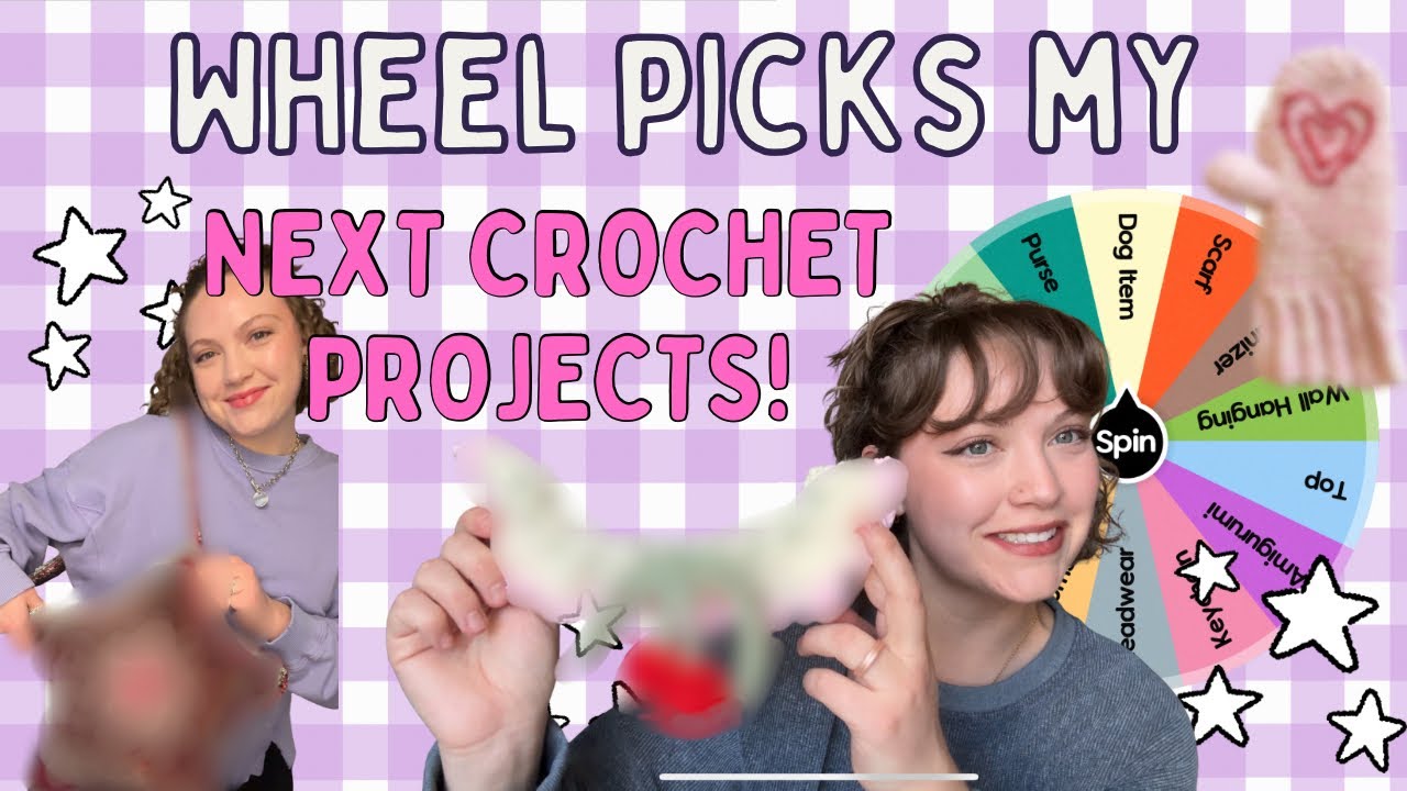Wheel Picks My Next Crochet Projects!  ⋆˚꩜｡ 3 random crochet projects that I ended up LOVING!