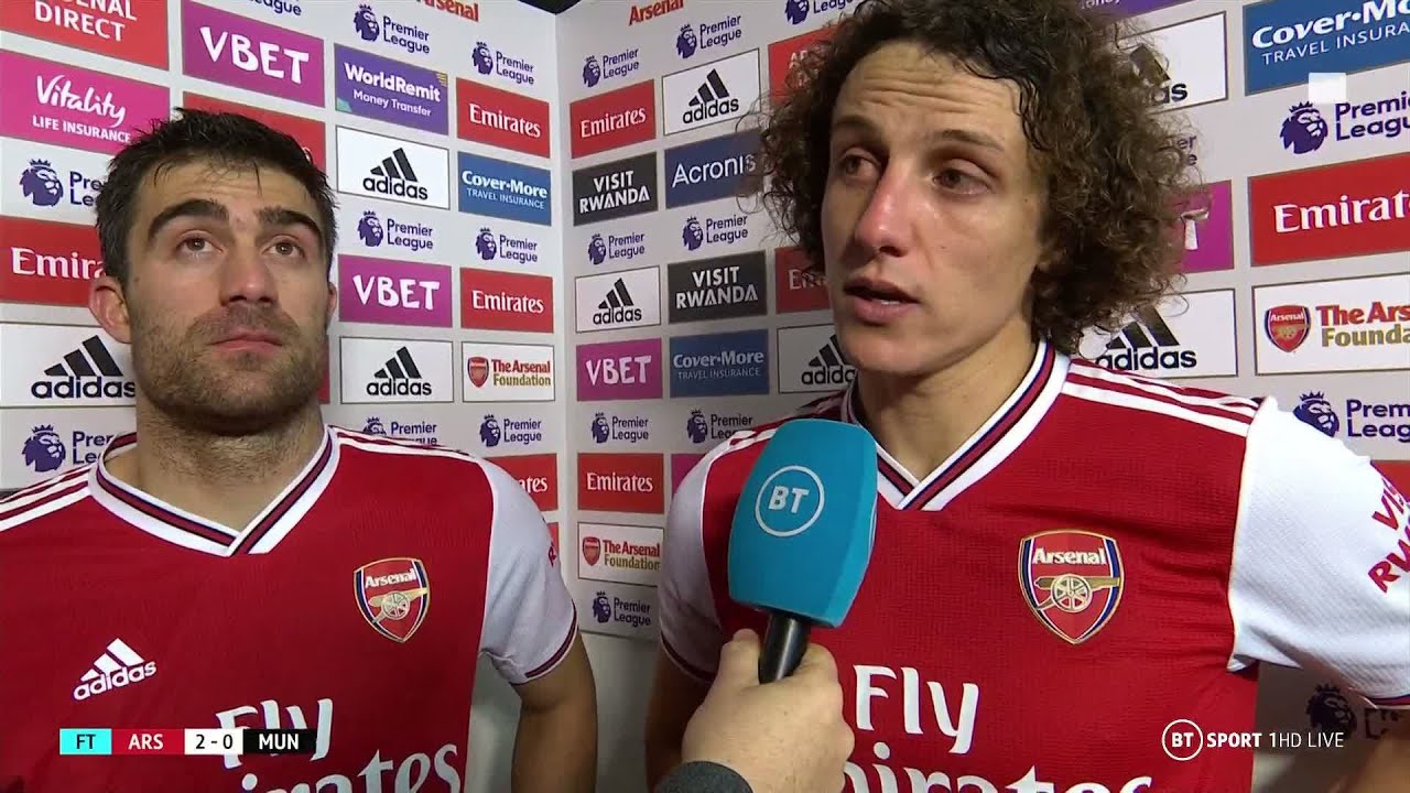 Fascinating David Luiz interview after Arsenal beat Manchester United