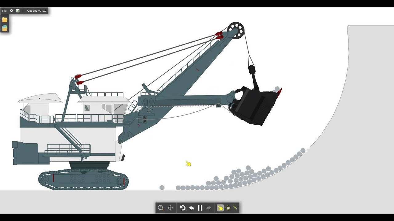 Algodoo P&H 4100 xpc shovel